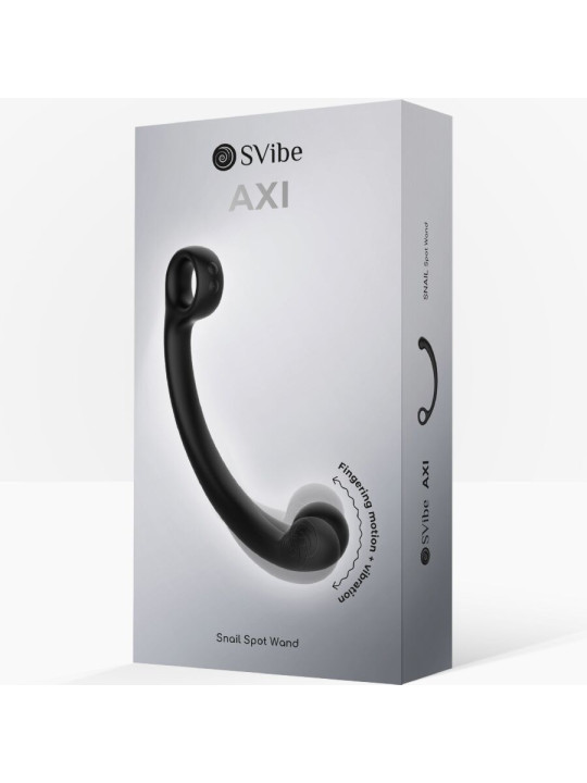 SNAIL VIBE AXI VARITA DE MASAJE VIBRADORA NEGRO