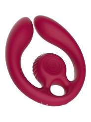 SNAIL VIBE GIZI DUO ESTIMULADOR DE PAREJAS CONTROL REMOTO BURDEOS