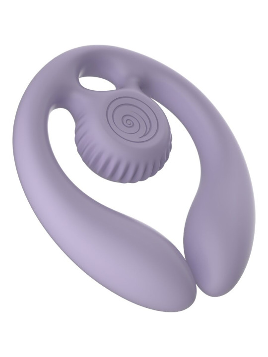 SNAIL VIBE GIZI DUO ESTIMULADOR DE PAREJAS CONTROL REMOTO LILA