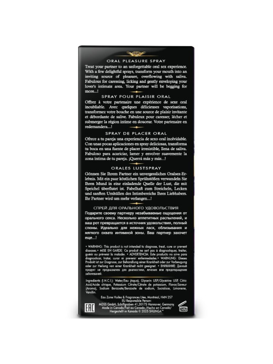 SHUNGA WAVES PLEASURE SPRAY ORAL SEDUCTOR FRUTAS EXOTICAS 20 ML