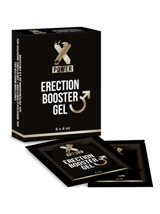XPOWER ERECTION BOOSTER GEL POTENCIADOR ERECCION 6 X 4 ML