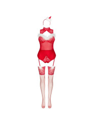 LIVCO CORSETTI FASHION LIMPID SNOWFLAKES LC 90604 BODY MEDIAS DIADEMA NAVIDENA L XL