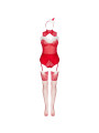 LIVCO CORSETTI FASHION LIMPID SNOWFLAKES LC 90604 BODY MEDIAS DIADEMA NAVIDENA L XL