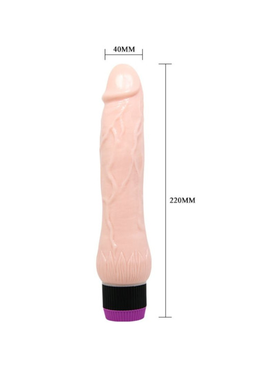 VIBRADOR REALISTICO POTENTE 22 CM BASE ANCHA SUAVE DE LA MARCA BAILE