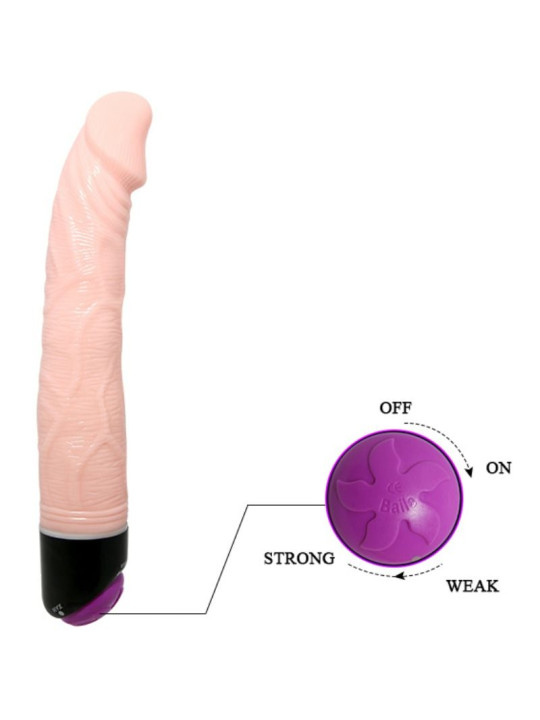 VIBRADOR REALISTICO 23 CM ADOUR CLUB POTENTE Y SUAVE DE LA MARCA BAILE