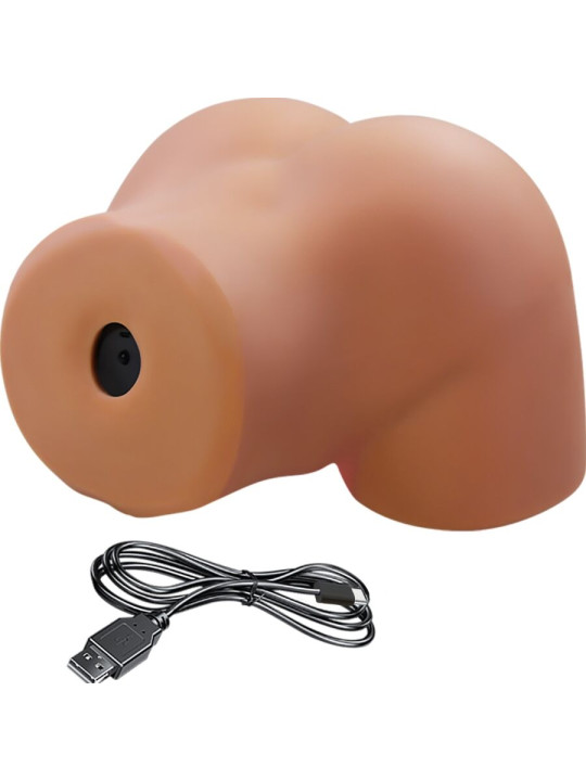 CRAZY BULL ILANA TRASERO FEMENINO REALISTA VIBRADOR SUCCIONADOR CON SONIDO 68 KG