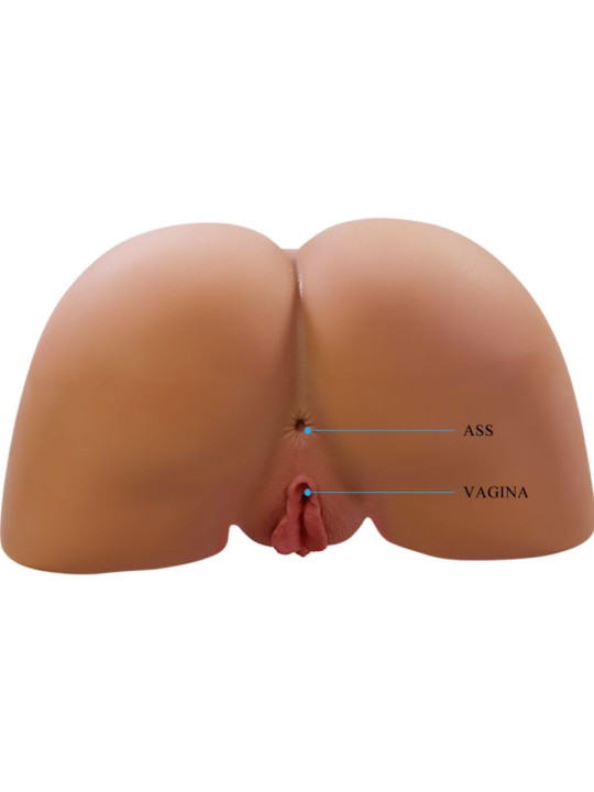 CRAZY BULL ILANA TRASERO FEMENINO REALISTA VIBRADOR SUCCIONADOR CON SONIDO 68 KG