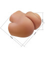 CRAZY BULL ILANA TRASERO FEMENINO REALISTA VIBRADOR SUCCIONADOR CON SONIDO 68 KG