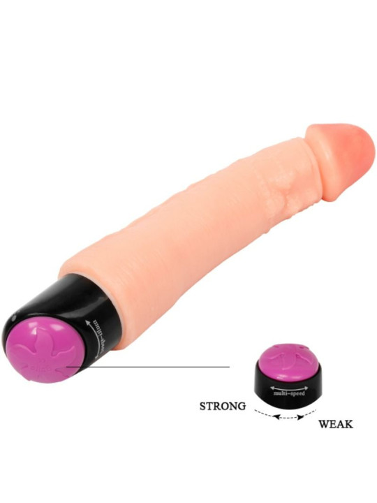 VIBRADOR REALISTICO UNISEX 25 CM MULTIVELOCIDAD DE LA MARCA BAILE VIBRATORS