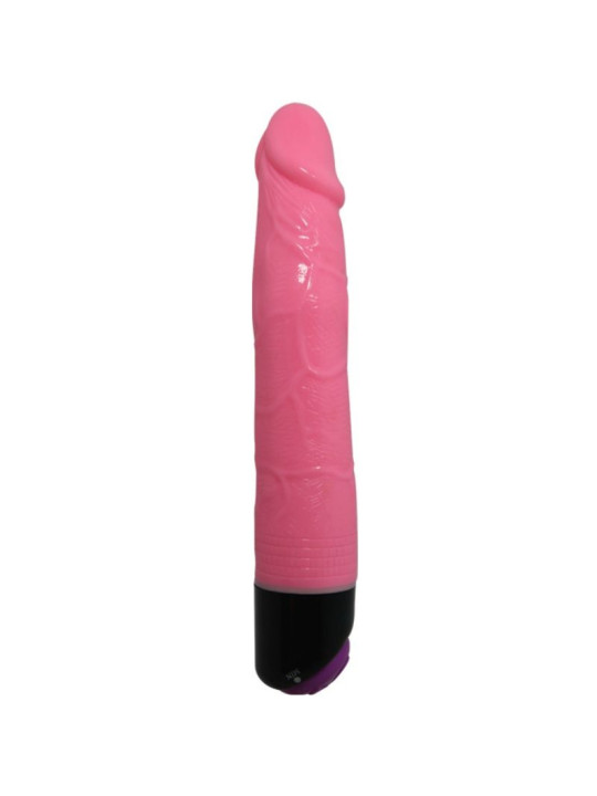 VIBRADOR REALISTICO ROSA 23 CM MULTIVELOCIDAD DE LA MARCA BAILE