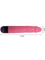 VIBRADOR REALISTICO ROSA 23 CM MULTIVELOCIDAD DE LA MARCA BAILE