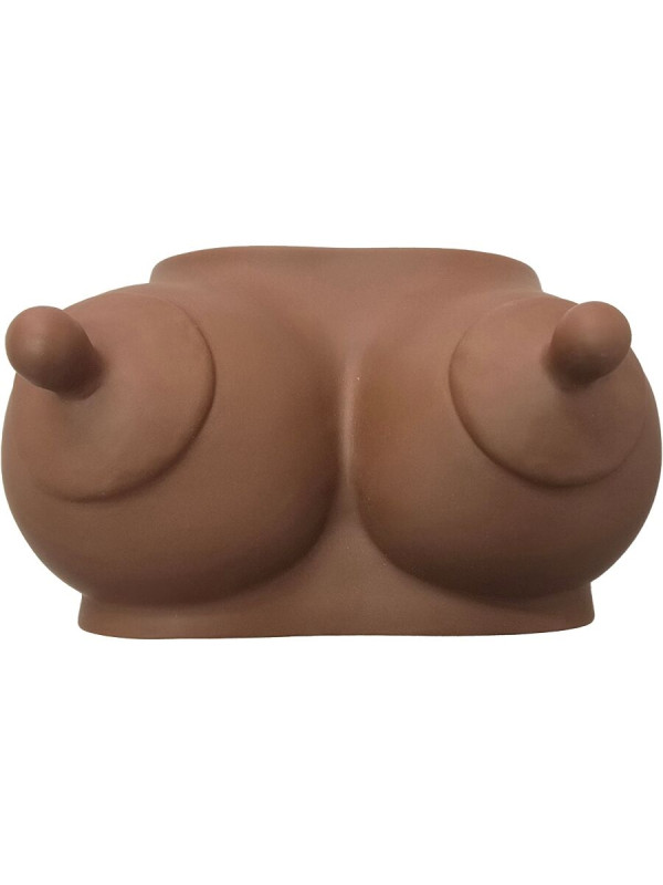 DIABLO PICANTE HUCHA FORMA DE TETAS TONO OSCURO