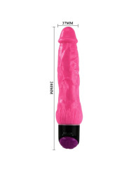 VIBRADOR REALISTICO ROSA 24 CM MULTIVELOCIDAD DE LA MARCA BAILE