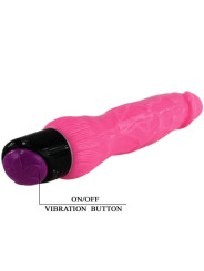 VIBRADOR REALISTICO ROSA 24 CM MULTIVELOCIDAD DE LA MARCA BAILE
