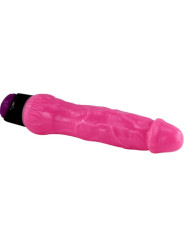 VIBRADOR REALISTICO ROSA 24 CM MULTIVELOCIDAD DE LA MARCA BAILE