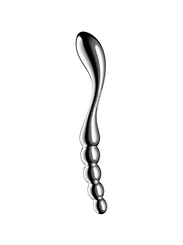SATISFYER STAR FORCE 1 DILDO ACERO INOXIDABLE DOBLE USO