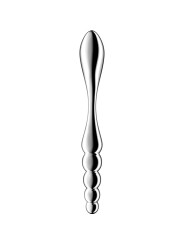 SATISFYER STAR FORCE 1 DILDO ACERO INOXIDABLE DOBLE USO