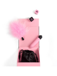 SECRET PLAY CAJA DE PLACERES PARA PAREJAS DADOS BALA VIBRADORA PLUMERO