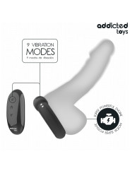 ADDICTED TOYS ANILLO PENE VIBRADOR EFECTO CALOR CONTROL REMOTO