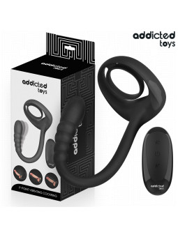 ADDICTED TOYS ANILLO PENE VIBRADOR PUNTOP CONTROL REMOTO
