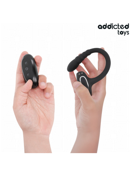 ADDICTED TOYS ANILLO PENE VIBRADOR PUNTOP CONTROL REMOTO