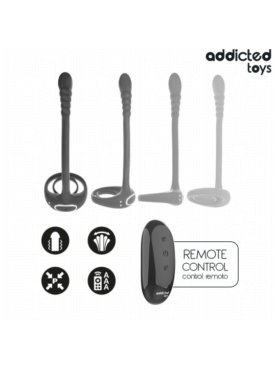ADDICTED TOYS ANILLO PENE VIBRADOR PUNTOP CONTROL REMOTO