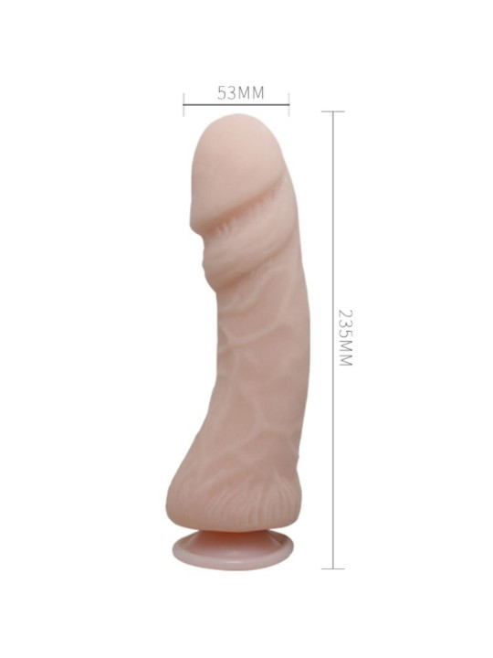 DILDO REALÍSTICO VIBRADOR 23.5 CM CON VENTOSA Y MANDO DE LA MARCA BAILE