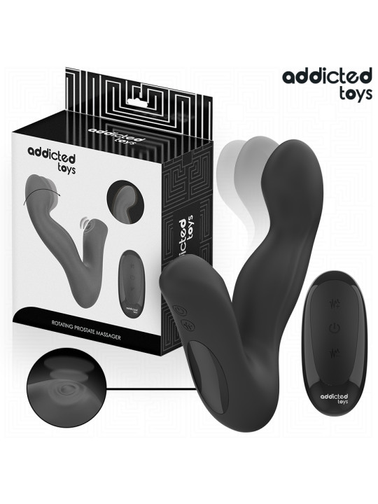 ADDICTED TOYS MASAJEADOR PROSTATICO OSCILANTE CON MODO PULSACIONES CONTROL REMOTO