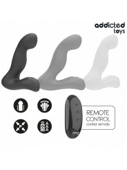 ADDICTED TOYS MASAJEADOR PROSTATICO OSCILANTE CON MODO PULSACIONES CONTROL REMOTO
