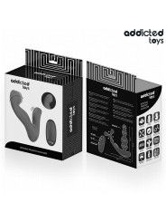 ADDICTED TOYS MASAJEADOR PROSTATICO OSCILANTE CON MODO PULSACIONES CONTROL REMOTO