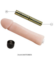 DILDO VIBRADOR REALÍSTICO 25 CM CON VIBRACIONES POTENTES DE LA MARCA BAILE VIBRATORS