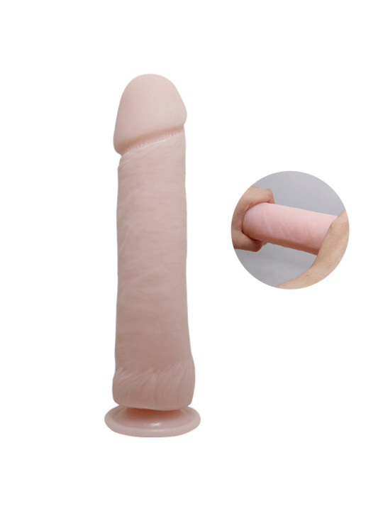 DILDO REALÍSTICO VIBRADOR 26 CM CON VENTOSA Y MANDO DE LA MARCA BAILE