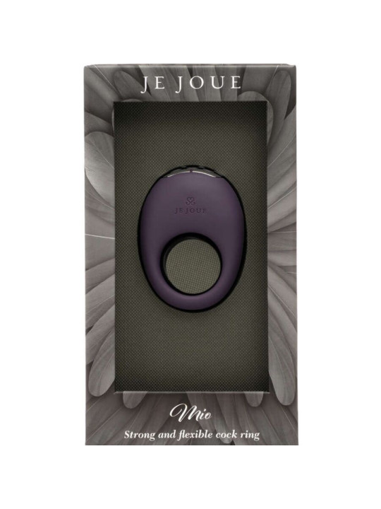 JE JOUE MIO ANILLO PARA EL PENE VIBRADOR FUERTE Y FLEXIBLE MORADO