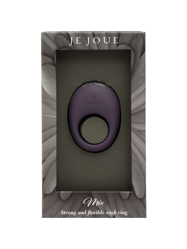 JE JOUE MIO ANILLO PARA EL PENE VIBRADOR FUERTE Y FLEXIBLE MORADO
