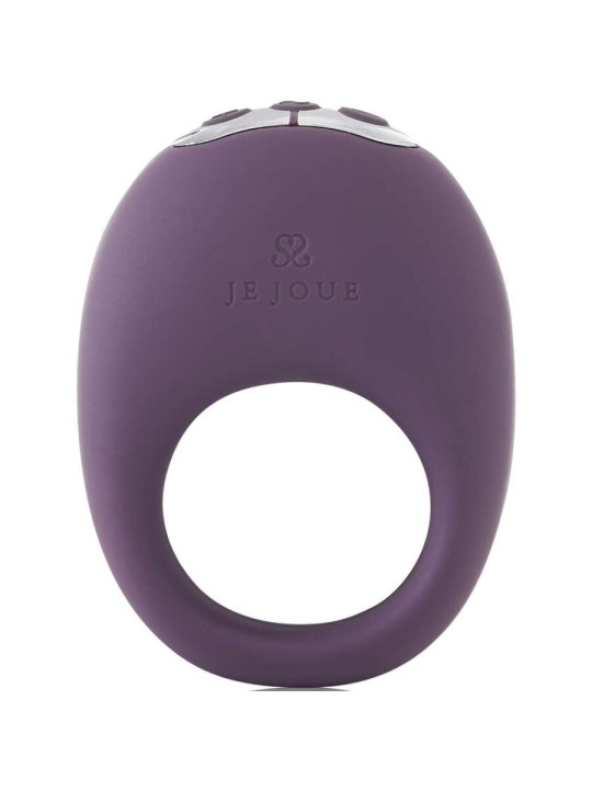 JE JOUE MIO ANILLO PARA EL PENE VIBRADOR FUERTE Y FLEXIBLE MORADO