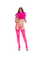 CHILIROSE CR 4884 MEDIAS DE LIGA CON ENCAJE FUCSIA S L