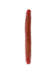 GET REAL DILDO DOBLE DONG DE SILICONA CARAMELO 35 CM