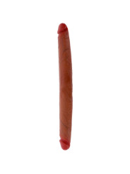 GET REAL DILDO DOBLE DONG DE SILICONA CARAMELO 40 CM
