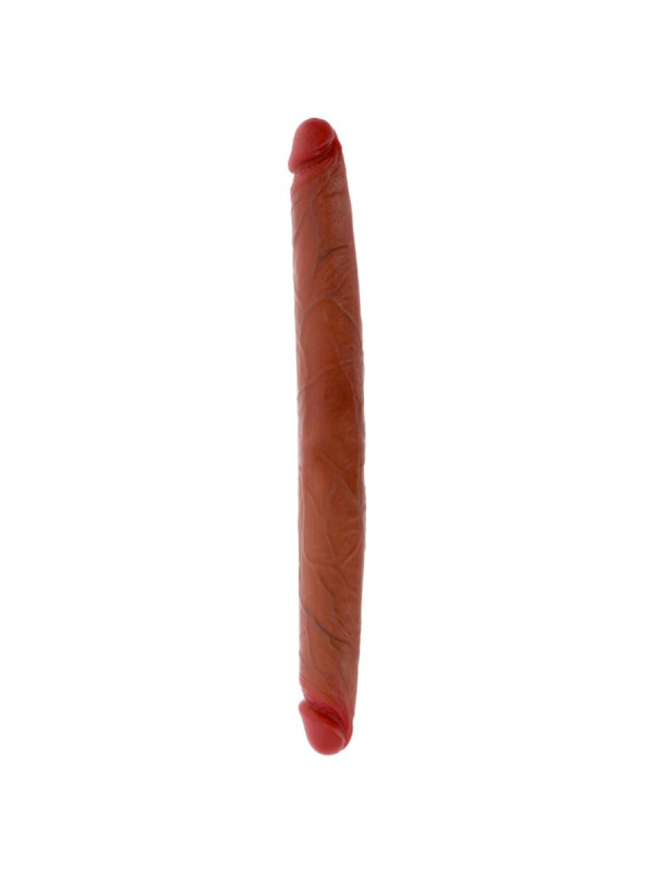 GET REAL DILDO DOBLE DONG DE SILICONA CARAMELO 40 CM