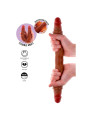 GET REAL DILDO DOBLE DONG DE SILICONA CARAMELO 40 CM