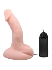 DILDO VIBRADOR REALISTICO CON VENTOSA TPR DE LA MARCA BAILE
