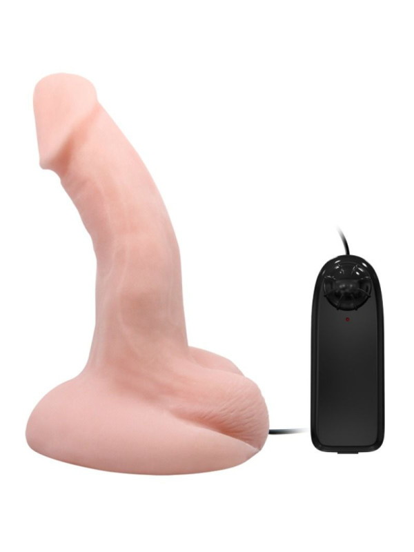 DILDO VIBRADOR REALISTICO CON VENTOSA TPR DE LA MARCA BAILE