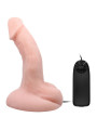 DILDO VIBRADOR REALISTICO CON VENTOSA TPR DE LA MARCA BAILE
