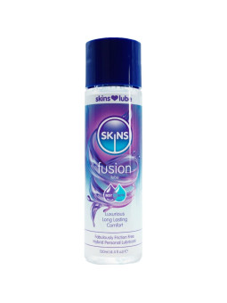 SKINS FUSION LUBRICANTE HIBRIDO BASE DE AGUA SILICONA 130 ML