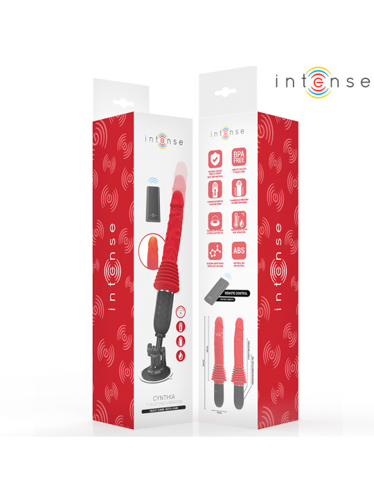INTENSE CYNTHIA VIBRADOR THRUSTING CONTROL REMOTO CON CALOR