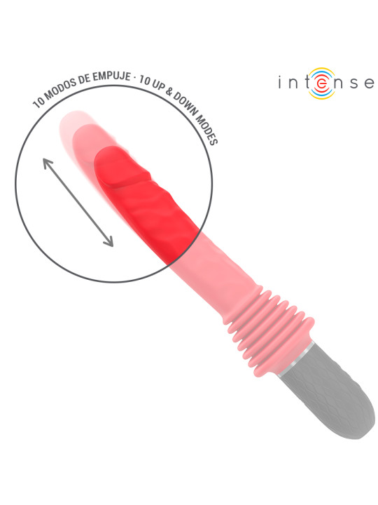 INTENSE CYNTHIA VIBRADOR THRUSTING CONTROL REMOTO CON CALOR