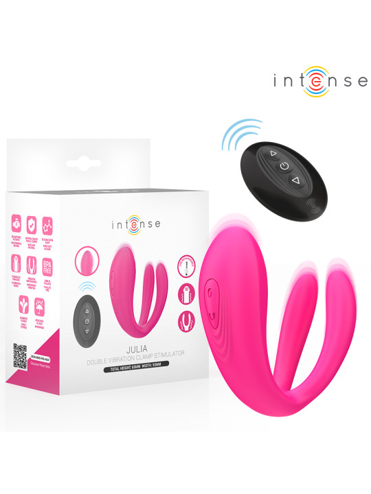 INTENSE JULIA VIBRADOR ESTIMULADOR DE PINZAS CONTROL REMOTO