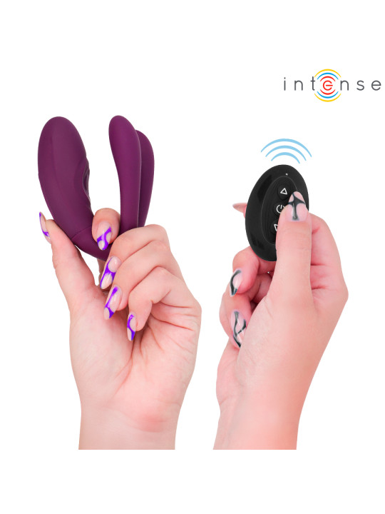 INTENSE SANDRA VIBRADOR ESTIMULADOR DE PINZAS CON GOLPETEO CONTROL REMOTO