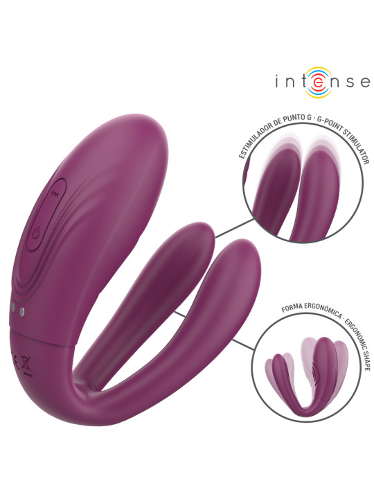 INTENSE SANDRA VIBRADOR ESTIMULADOR DE PINZAS CON GOLPETEO CONTROL REMOTO