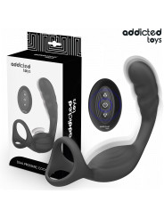 ADDICTED TOYS ANILLO DOBLE VIBRADOR PROSTATICO CONTROL REMOTO